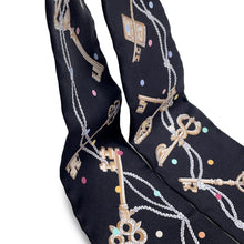将图像加载到图库查看器中，HERMES Twilly 《Recreapore》 Noir/BeigeH063871S Silk100%
