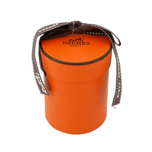 将图像加载到图库查看器中，HERMES Twilly Brides et Gris-Gris《Breet and Bag Charm》 Orange/Jaune/RoseH062849S Silk100%

