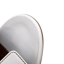 将图像加载到图库查看器中，HERMES Oasis White Leather Size 34
