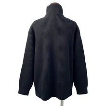 将图像加载到图库查看器中，HERMES H motif knit Size 34 Black2H2204DA Wool 100%
