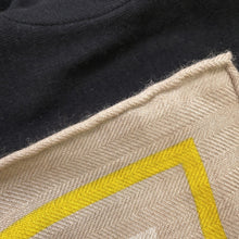 Load image into Gallery viewer, HERMES Scarf Carre 140 Giant Square Morning walk La Promenade du Matin Size 140 Natural/Beige/Jaune Cashmere 70% Silk 30%
