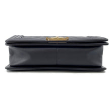 Load image into Gallery viewer, CHANEL Boy Chanel ChainShoulder Bag Dark GrayA67086 Lambskin
