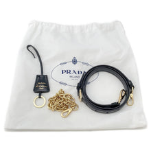 将图像加载到图库查看器中，PRADA Re-Edition 2005 2WAYShoulder Bag Black1BH204 Leather Patent Leather
