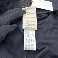 Load image into Gallery viewer, HERMES Fleur Technique Short Sleeve Overshirt Size 52 Marine Cotton100%
