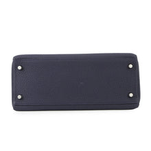 Load image into Gallery viewer, HERMES Kelly Retourne Blue Nuit Togo Leather Size 28
