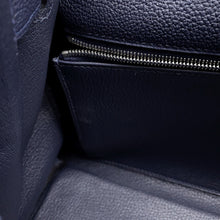 Load image into Gallery viewer, HERMES Kelly Retourne Blue Nuit Togo Leather Size 28
