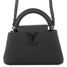 Load image into Gallery viewer, LOUIS VUITTON Capucines EW NoirM23955 Taurillon Leather Size MINI

