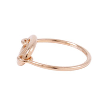 将图像加载到图库查看器中，HERMES Chaine d&#39;Ancre Rondo Ring Size 52/#12 18K Pink Gold
