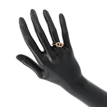 将图像加载到图库查看器中，HERMES Chaine d&#39;Ancre Rondo Ring Size 52/#12 18K Pink Gold

