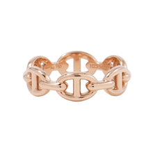 将图像加载到图库查看器中，HERMES Chaine d&#39;Ancre Anchene Ring Size PM/52/#12 18K Pink Gold
