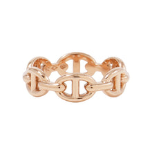 Load image into Gallery viewer, HERMES Chaine d&#39;Ancre Anchene Ring Size PM/52/#12 18K Pink Gold
