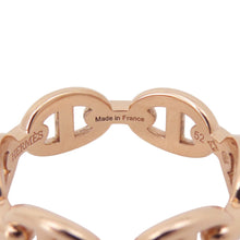 将图像加载到图库查看器中，HERMES Chaine d&#39;Ancre Anchene Ring Size PM/52/#12 18K Pink Gold
