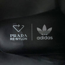 将图像加载到图库查看器中，PRADA Re-NylonPRADAxadidas ForumHigh-top Sneakers Black2TG193 Nylon Leather Size 7 1/2
