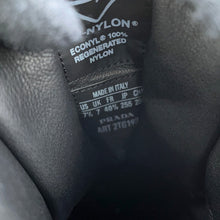 将图像加载到图库查看器中，PRADA Re-NylonPRADAxadidas ForumHigh-top Sneakers Black2TG193 Nylon Leather Size 7 1/2
