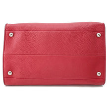 将图像加载到图库查看器中，PRADA Vitello Dyno 2-Way Handbag RedBN2693 Leather
