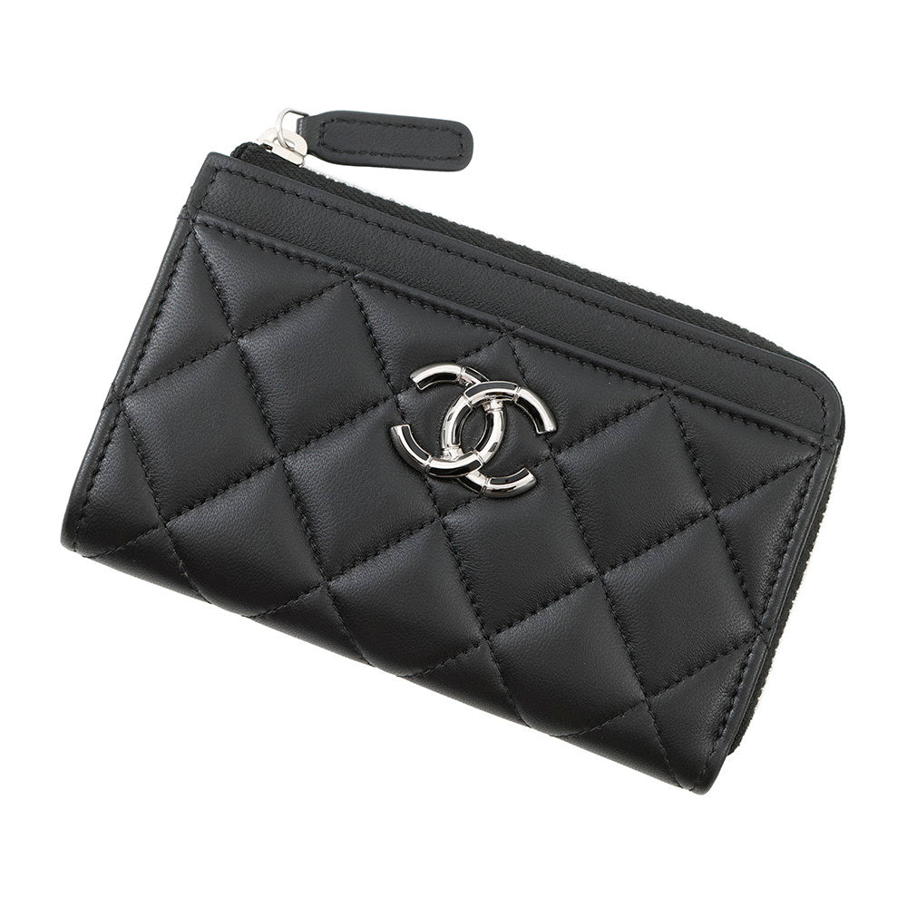 CHANEL Matelasse card holder BlackAP4197 Lambskin