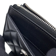 Load image into Gallery viewer, CHANEL Matelasse card holder BlackAP4197 Lambskin
