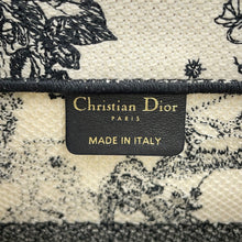 将图像加载到图库查看器中，Dior Book Tote Zodiac White/BlackM1296ZRHZ_M06E Canvas Size Medium

