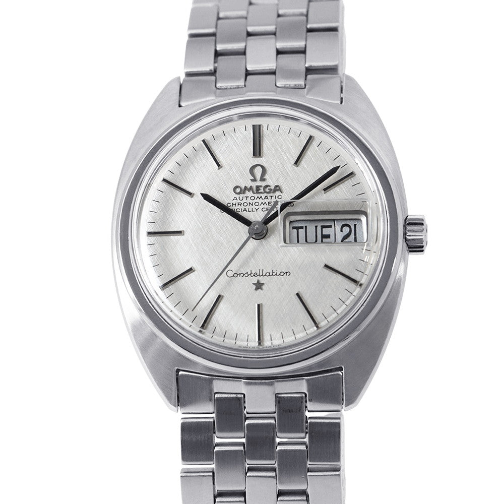 OMEGA Constellation W35mm Stainless Steel Silver Dial168.019