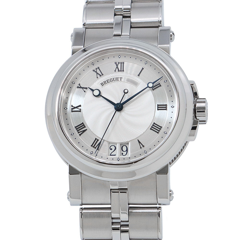 Breguet Marine II Large Date W39mm Stainless Steel Silver Dial5817ST/12/SV0