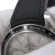 将图像加载到图库查看器中，OMEGA Speedmaster Racing W40mm Stainless Steel Rubber Silver Dial326.32.40.50.02.001
