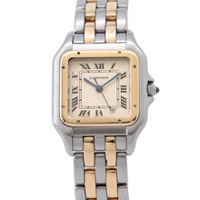 Load image into Gallery viewer, CARTIER PANTHERE MM 2 Row H26.8mm×W26.5mm Stainless Steel K18YG Ivory DialW25028B6
