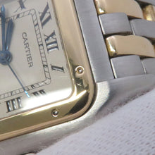 Load image into Gallery viewer, CARTIER PANTHERE MM 2 Row H26.8mm×W26.5mm Stainless Steel K18YG Ivory DialW25028B6
