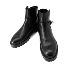 将图像加载到图库查看器中，HERMES Jeff short boots Black Leather Size 41

