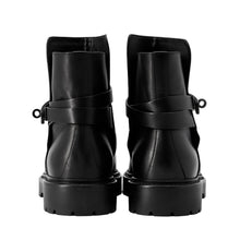 将图像加载到图库查看器中，HERMES Jeff short boots Black Leather Size 41
