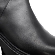 将图像加载到图库查看器中，HERMES Jeff short boots Black Leather Size 41
