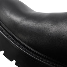 将图像加载到图库查看器中，HERMES Jeff short boots Black Leather Size 41
