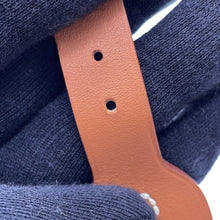 将图像加载到图库查看器中，HERMES Etrivière Babor Bracelet Size T5 Gold Tadelakt Leather
