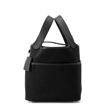 将图像加载到图库查看器中，HERMES Picotin Lock Cargo Black Towar Goeran Swift Leather Size PM
