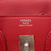 Load image into Gallery viewer, HERMES Birkin Rouge Ladue Togo Leather Size 25
