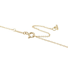 将图像加载到图库查看器中，TIFFANY&amp;Co. T Smile Necklace Size Mini62617683 18K Yellow Gold
