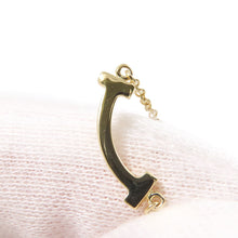 将图像加载到图库查看器中，TIFFANY&amp;Co. T Smile Necklace Size Mini62617683 18K Yellow Gold
