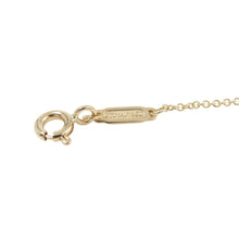 将图像加载到图库查看器中，TIFFANY&amp;Co. T Smile Necklace Size Mini62617683 18K Yellow Gold
