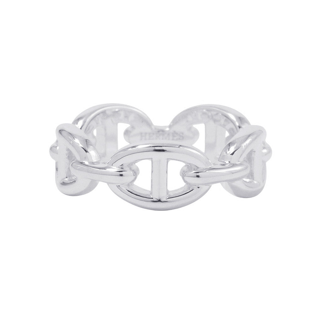 HERMES Chaine d'Ancre Anchene Ring Size PM/55/#15 SV925