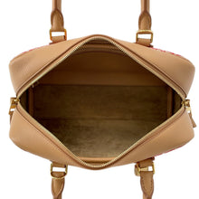 将图像加载到图库查看器中，LOEWE Amazona 23 Anagram Beige/RedA039N07X03 Canvas Leather Size 23
