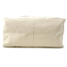 将图像加载到图库查看器中，LOEWE Paula Ibiza Tote Bag Ivory/Blue Canvas Leather
