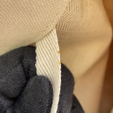 将图像加载到图库查看器中，LOEWE Paula Ibiza Tote Bag Ivory/Blue Canvas Leather
