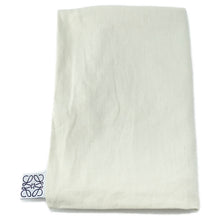将图像加载到图库查看器中，LOEWE Paula Ibiza Tote Bag Ivory/Blue Canvas Leather
