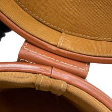 Load image into Gallery viewer, CELINE Triomphe Tambour Shoulder Bag Tan195192 PVC Leather Size Medium

