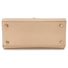 Load image into Gallery viewer, Valextra Idide 2WAY Handbag BeigeWBES0056028L Leather Size Medium
