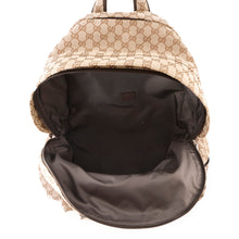将图像加载到图库查看器中，GUCCI Runway Model GG Canvas Backpack Beige800182 Canvas Size Large
