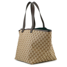 将图像加载到图库查看器中，GUCCI GG Canvas Tortissima Tote Bag Beige788203 Canvas Leather
