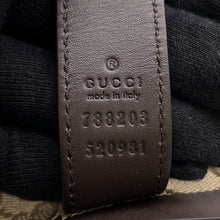 将图像加载到图库查看器中，GUCCI GG Canvas Tortissima Tote Bag Beige788203 Canvas Leather
