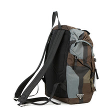 将图像加载到图库查看器中，PRADA Backpack Khaki/Multicolor2VZ062 Nylon
