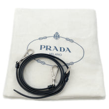 Load image into Gallery viewer, PRADA Triangle Logo 2WAY Handbag Beige/Black1BG406 Fake fur
