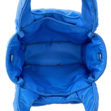 将图像加载到图库查看器中，PRADA Padded Re-nylon 2-way Handbag Light Blue1BA359 Nylon
